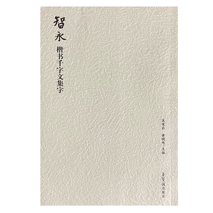 智永楷书千字文集字古诗词国学经典名著论语诗经楚辞左传道德经名家毛笔书法字帖技法临摹鉴赏书籍 荣宝斋出版社