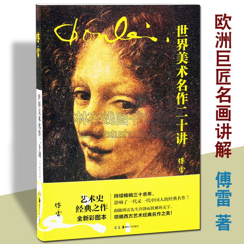 世界美术名作二十讲 傅雷 西方欧洲绘画名家文艺复兴三杰达芬奇米开朗