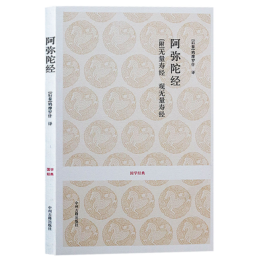 正版 国学经典丛书:阿弥陀经附无量寿经观无量寿经 佛经佛学佛教入门经书籍结缘 原文译文注释解析文白对照书籍 中州古籍出版社