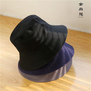 网红百搭渔夫帽大头围大码 65cm纯色 遮阳帽可折叠旅游盆帽春夏韩版