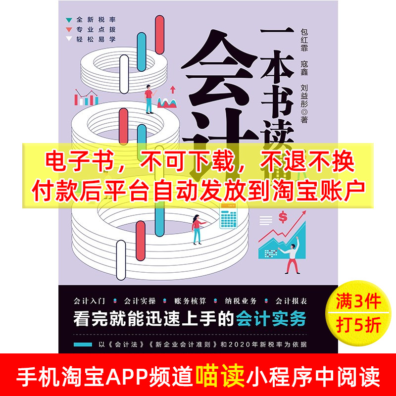 【电子书】一本书读懂会计会计入门会计实操 数字阅读 财务管理 原图主图