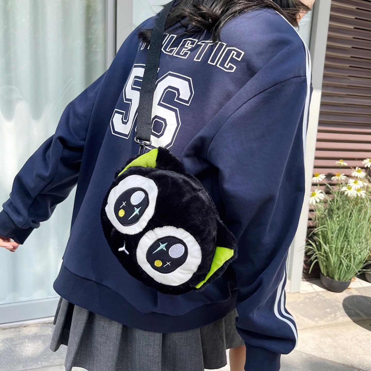 罗小黑战记周边可爱挎包毛绒玩偶公仔猫咪双肩包背包动漫周边礼物