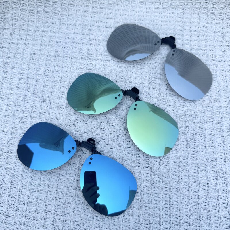 墨镜夹片男款防紫外线夹在近视眼镜上开车骑行彩膜偏光太阳镜女
