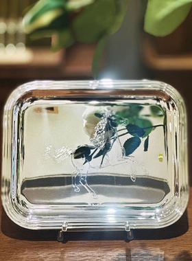 【新品】CHRISTOFLE昆庭马年龙年限定镀银茶勺厨房家用西餐勺送礼