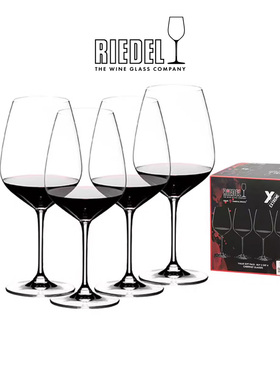 奥地利RIEDEL醴铎extreme水晶玻璃红酒杯高脚杯葡萄酒杯4只礼盒装