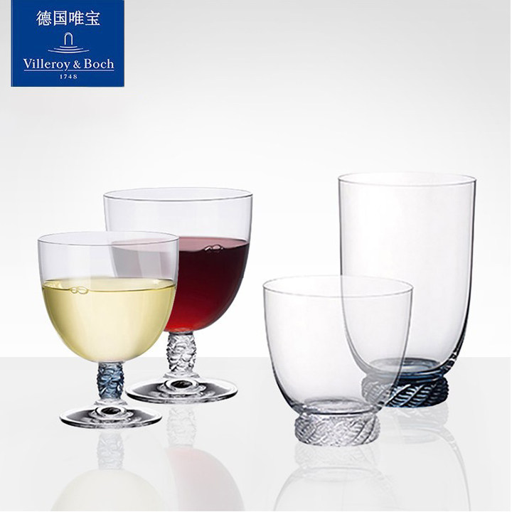 villeroyboch德国唯宝montauk 进口水晶玻璃杯马克杯水杯