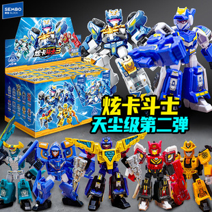 森宝炫卡斗士积木人盲盒天尘级第二弹一整盒拼装手办新年礼物男孩