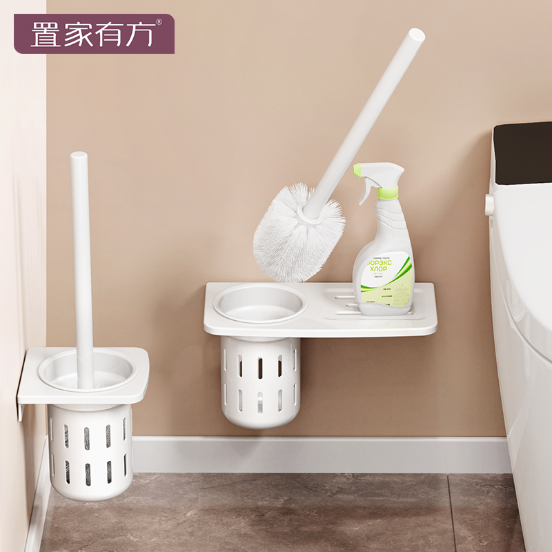 厕所壁挂式马桶刷置物架