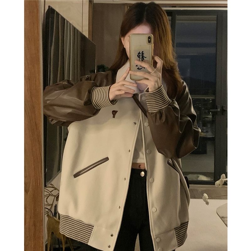 棒球服女潮牌韩版时尚高级感20短外套
