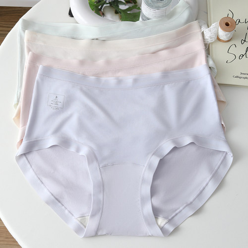 80支莫代尔蚕丝档纯棉加长档内裤