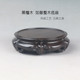 黑檀实木圆形整木花瓶盆景玉石茶壶佛像摆件古典酒瓶瓷器木托底座