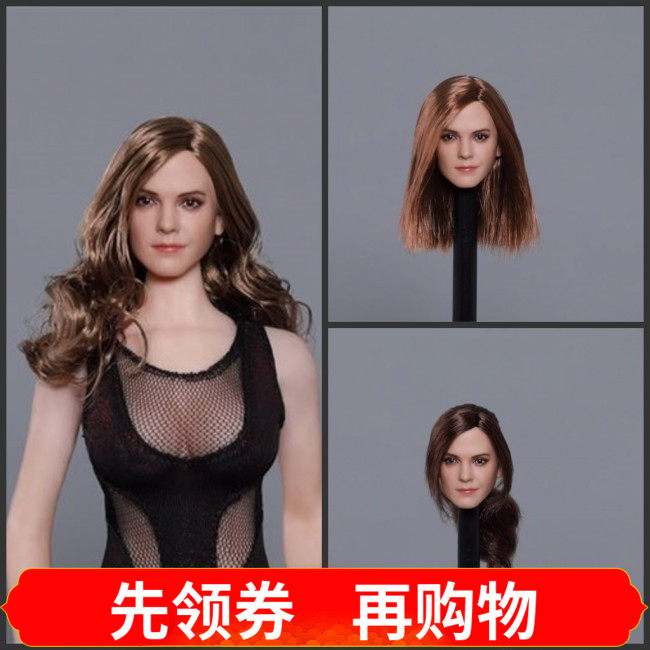 赫敏欧美头雕现货女兵人