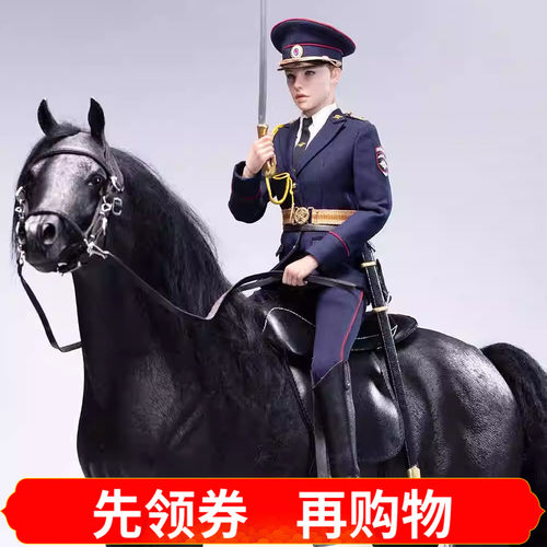 POPTOYS俄罗斯警察1/6女骑警兵人