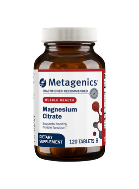 美国 Metagenics Magnesium Citrate 柠檬酸镁肌肉骨骼健康120粒