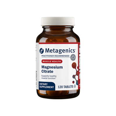美国 Metagenics Magnesium Citrate 柠檬酸镁肌肉骨骼健康120粒