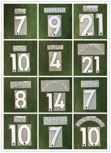 1819赛季 1718赛季 英超联赛白色印字 1719英超印字 现货