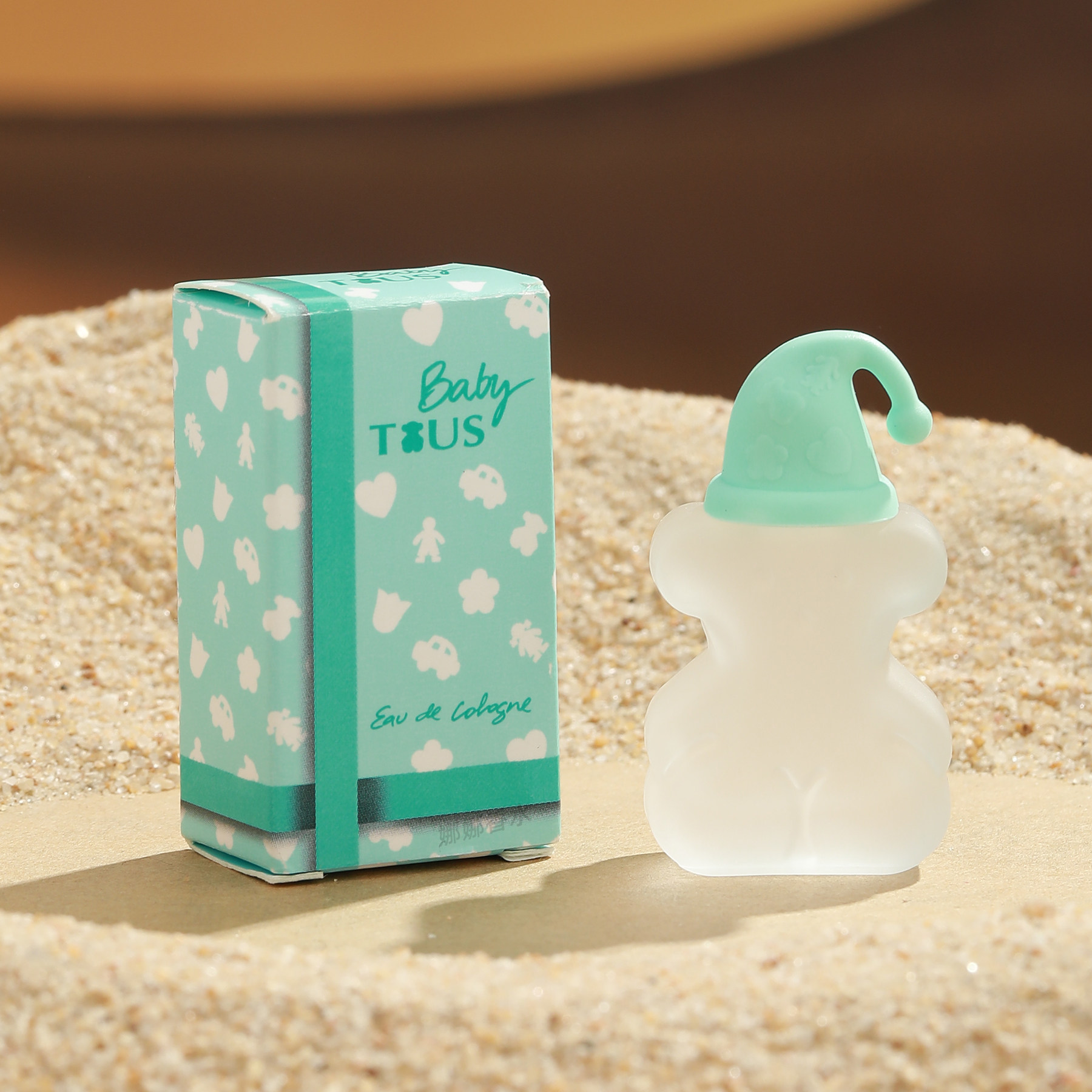 tous桃丝熊挚爱小熊宝宝香水小样尖头帽睡帽悠情女士淘醉晶粹q香