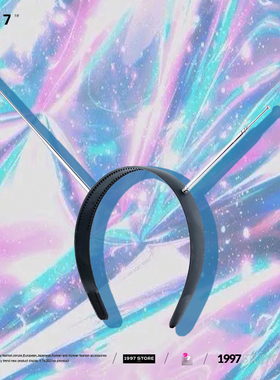 房东的猫同款赛博朋克科幻风机器人发卡天线发箍头饰机能风配饰