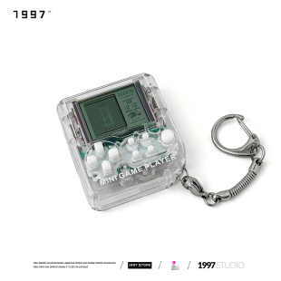 1997store 游戏机钥匙扣俄罗斯方块钥匙扣项链两用 可以玩游戏