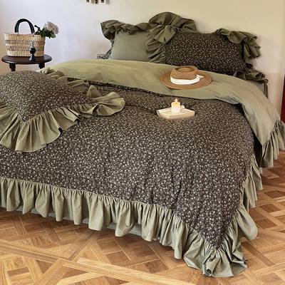 中古四件套全棉复古法式