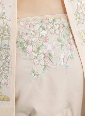 吾欣怡原创[春满园]汉服吊带内搭抹胸刺绣打底背心春夏款