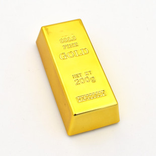 塑料仿真金条儿童游戏活动宝藏道具模型奖励礼物摄影拍照橱窗装 饰