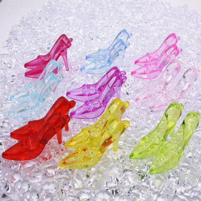 儿童透明仿水晶鞋饰品礼物玩具