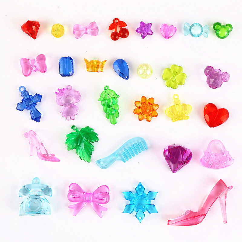 儿童亚克力仿水晶串珠七彩宝石玩具杂锦小男孩公主幼儿园奖励礼物|ruв категории игрушка/коляска/головоломка/блоки/модель, ручной/творческие diy, ручной бусы/бисером/украшения плетение - от Buy2taobao.com для оказания профессиональной услуги покупки агента Taobao