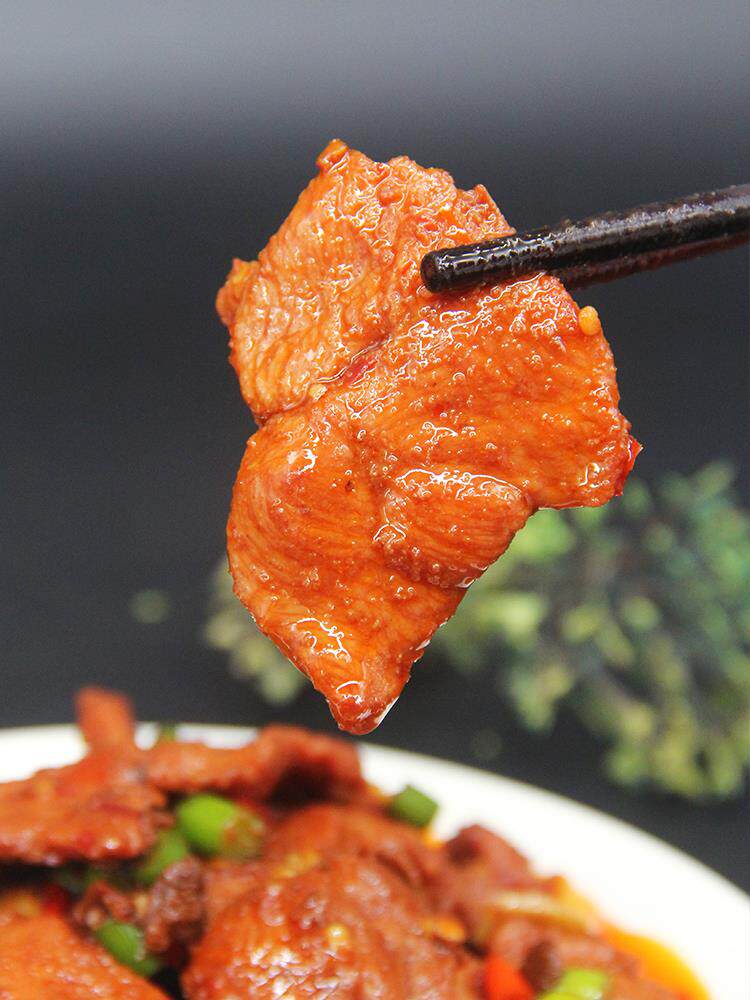 蒙古肉500g酒店饭店餐饮特色用半成品菜冷冻私房菜鸭大胸肉食材