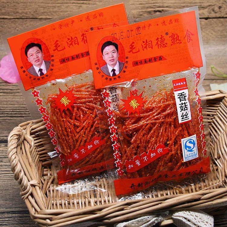 毛湘德香菇丝23g*30袋辣条辣片香辣丝8090后儿时怀旧麻辣素肉零食