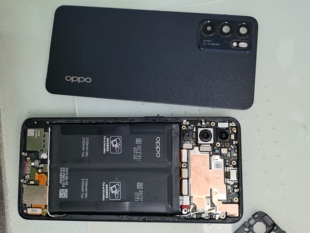 适用 reno6原装拆机主板前后摄开机尾插小板排线扬声器后盖电卡托