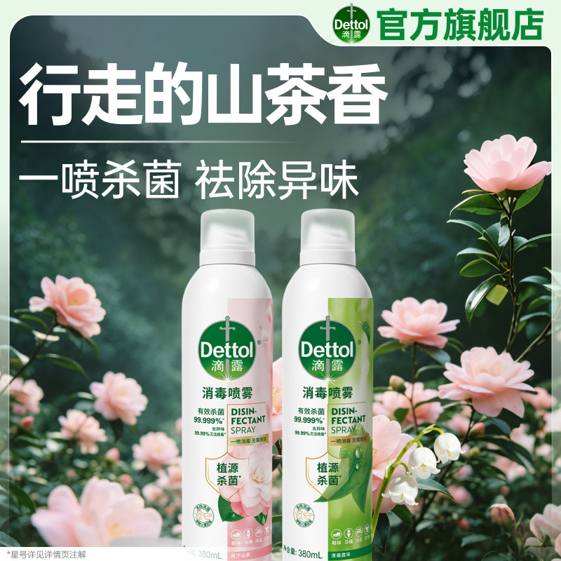 滴露去异味杀菌除臭消毒喷雾