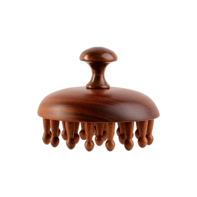 圆盘按摩梳头部经络头皮木梳子