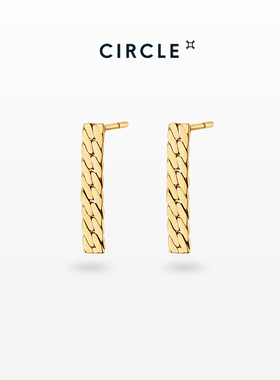 杨紫同款CIRCLE珠宝心熠系列18K黄金蛇骨链耳环耳钉耳饰素金