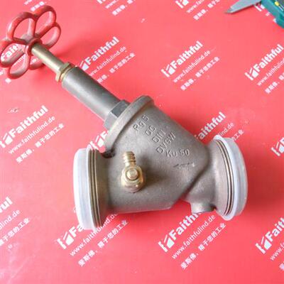 议价Kemper DN40 德国Kemper全新Y形饮用水截止阀 Rg5 DVGW KU50