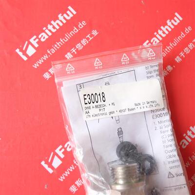 议价IFM E30018 易福门全新电子连接器 CLAMP FITTING G1/2