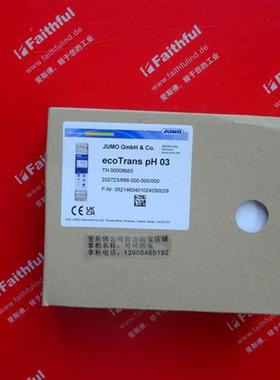 议价Jumo 00508665 久茂全新PH值变送器 202723 ecoTRANS pH 03