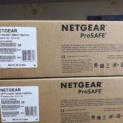 议价网件NETGEAR GS724TV4 24口全千兆智能可管理交换机