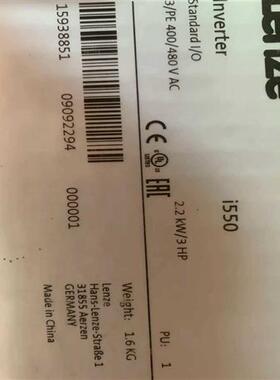 议价(议价)I55BE240F10V1000LS 伦茨lenze 变频器