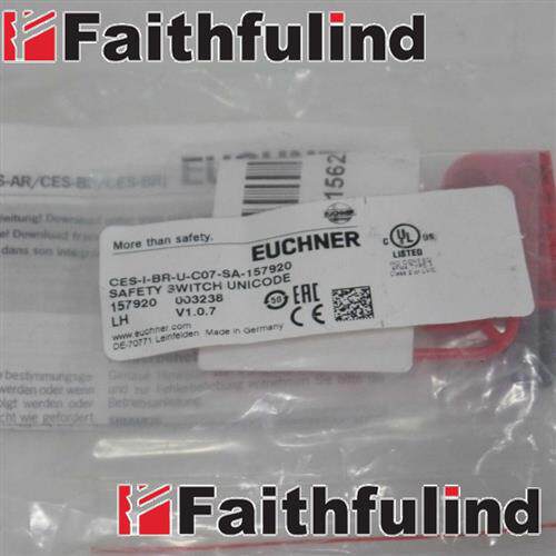 议价Euchner 159720 安士能全新安全开关 CES-I-BR-U-C07-SA-1579