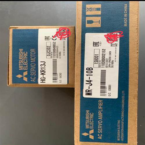 议价议~MR-J4-10B+HG-KR13J全新原装