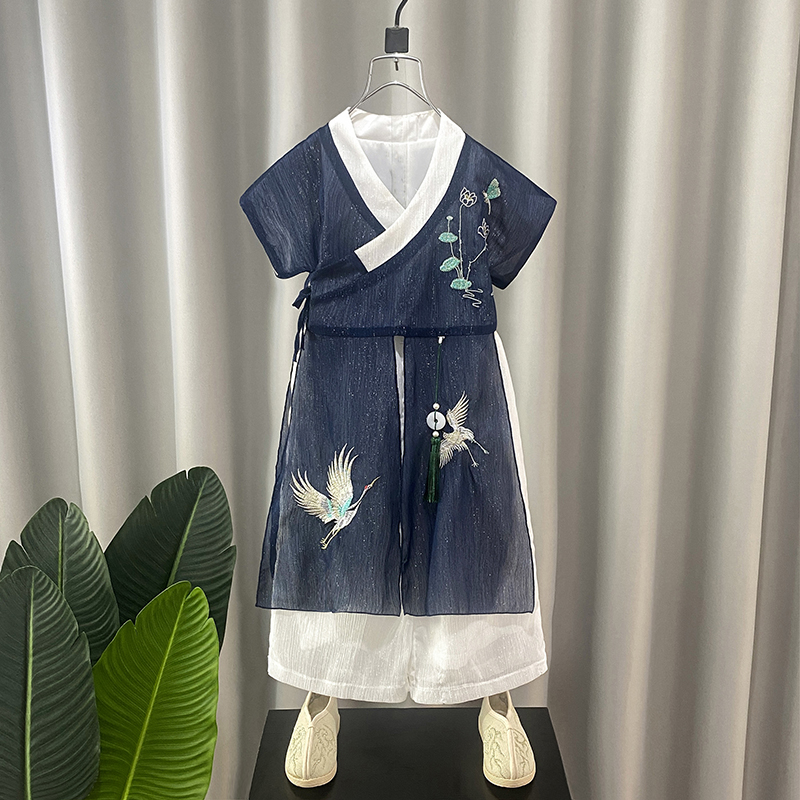 实体品质男童国潮汉服表演服