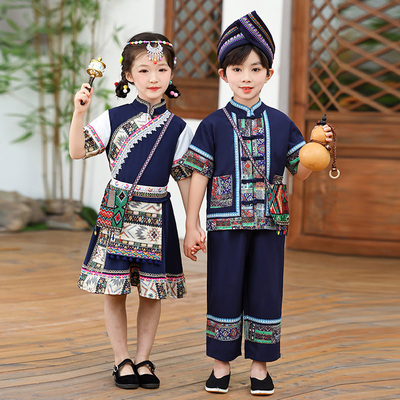 商场同款男女童民族风汉服套装