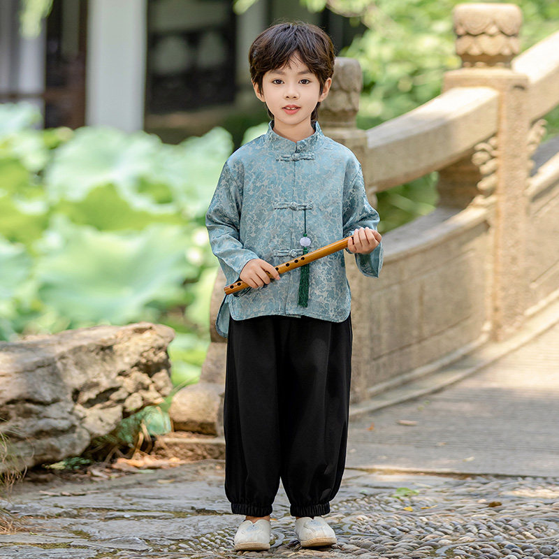 男童汉服古风春秋季中国风儿童唐装套装高端改良宝宝国学服演出服,童装/婴儿装/亲子装,唐装,淘宝优惠券,粉丝福利购,淘宝优惠卷