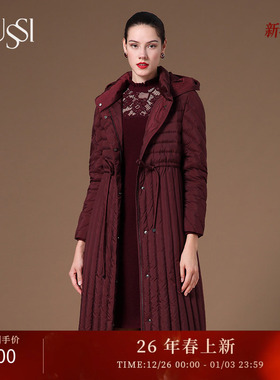 SUSSI/古色冬季新款飞天翼彩长款羽绒服 2194Y2131