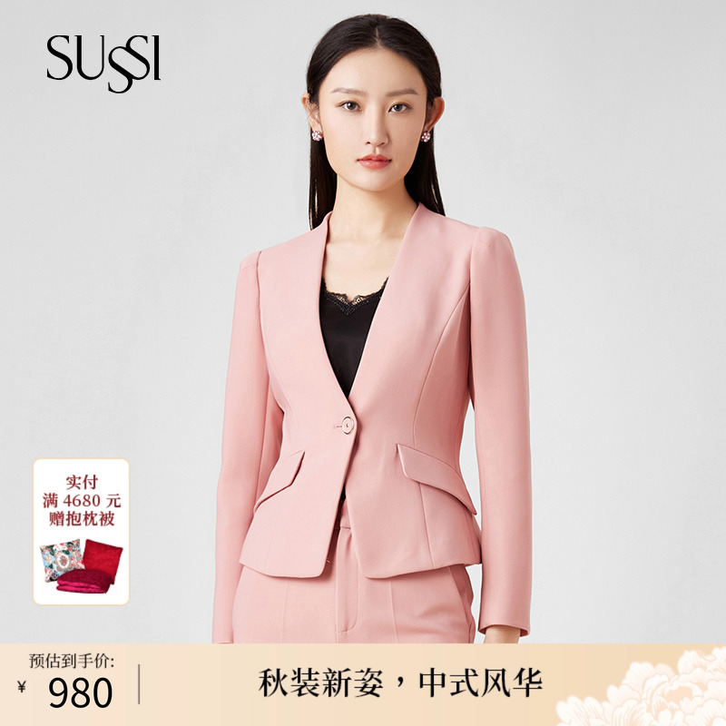 SUSSI/古色夏季通勤西装外套