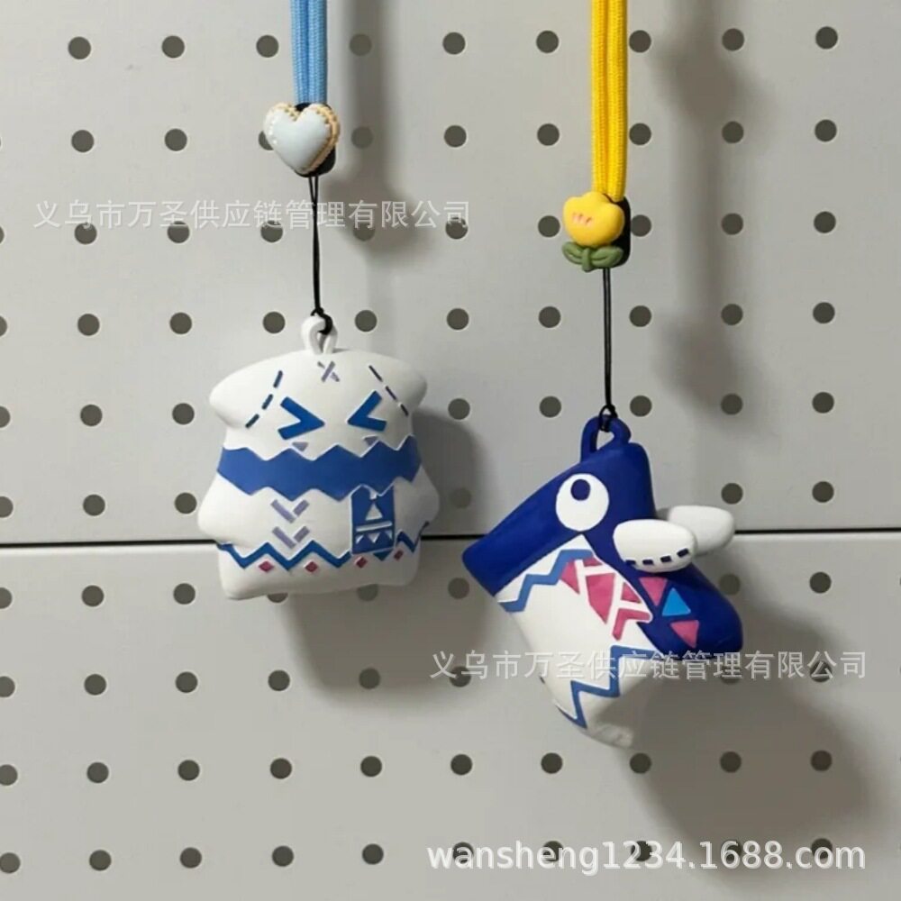 3D 打印卡通小怪兽 Keychain 可爱公仔挂饰背包钥匙挂件跨境26901