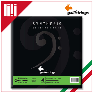意大利Galli加利SYNTHESIS 镀镍丝不锈钢丝双层缠绕贝斯弦BSN