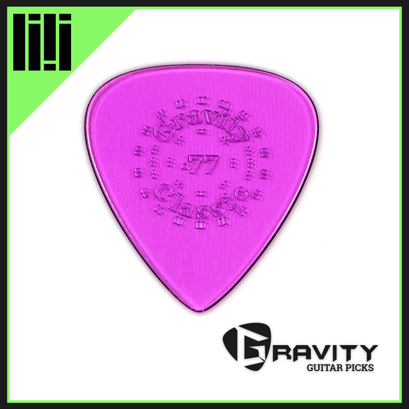 美国进口Gravity重力Classic Standard 电木吉他贝司手工速弹拨片