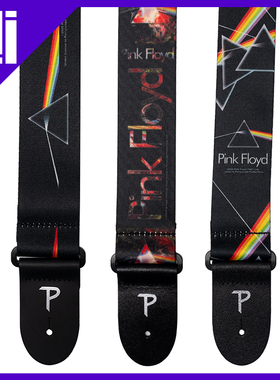 Perri's派瑞斯Pink floyd乐队正版签名款电木贝斯吉他布制背带5CM